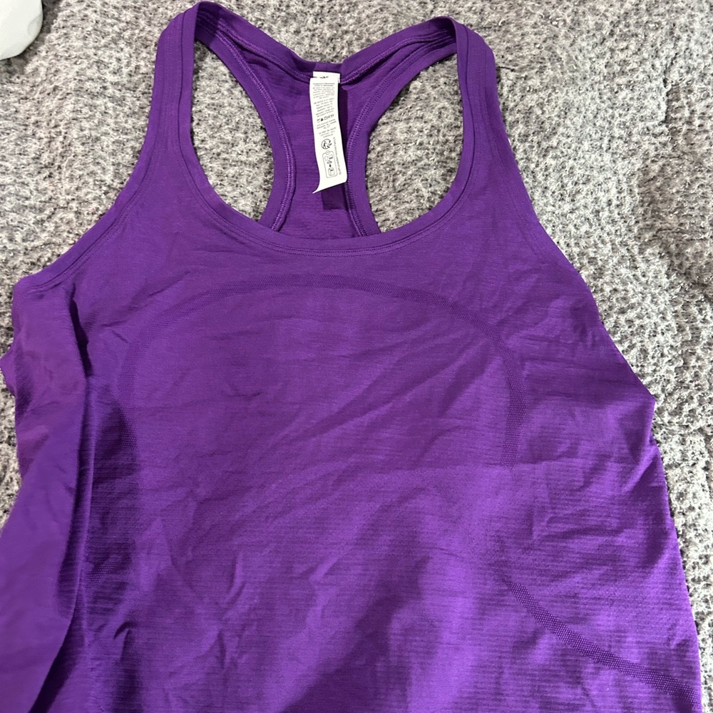 Lululemon Athletica College Purple Tank Top